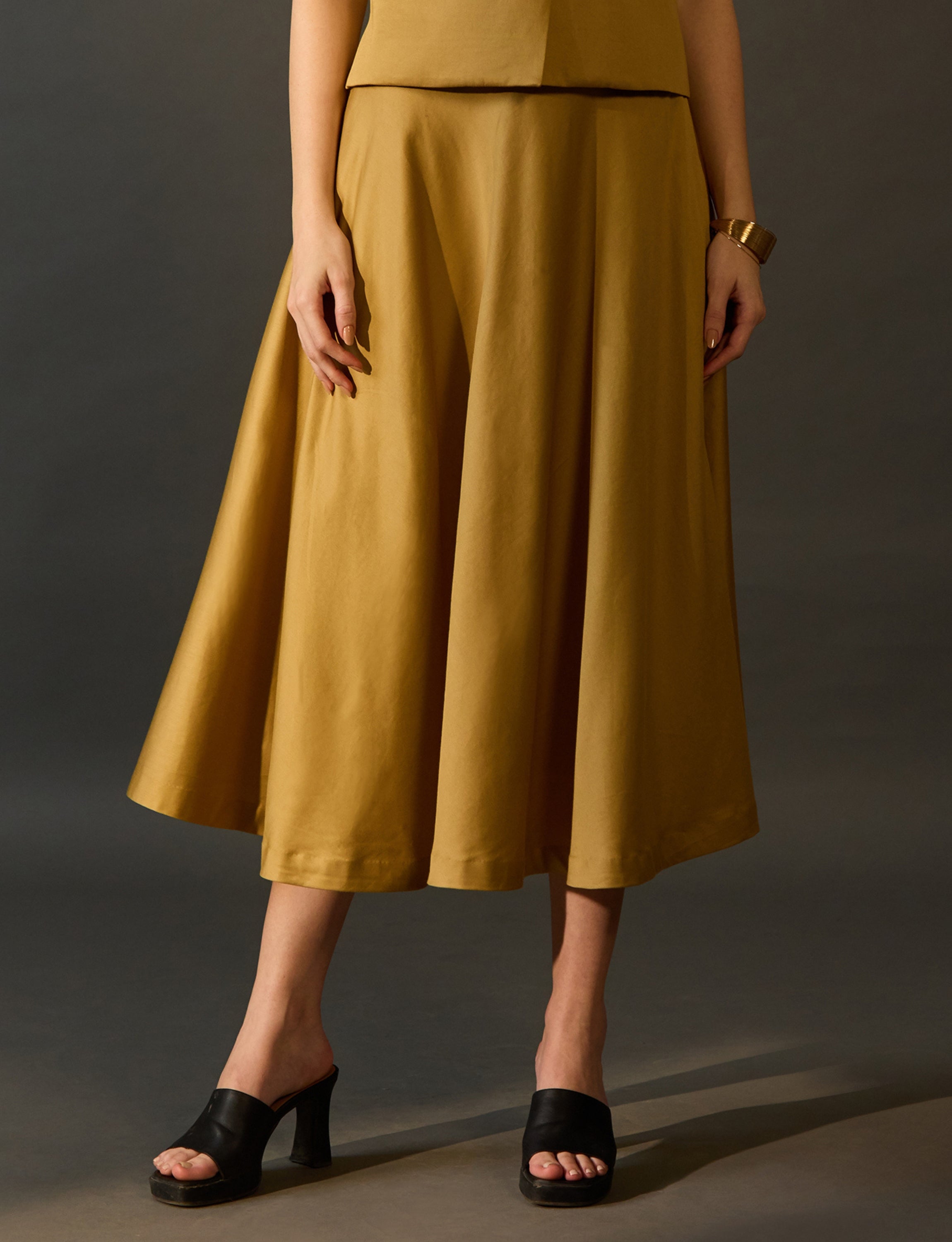 Tan Brown Skirt